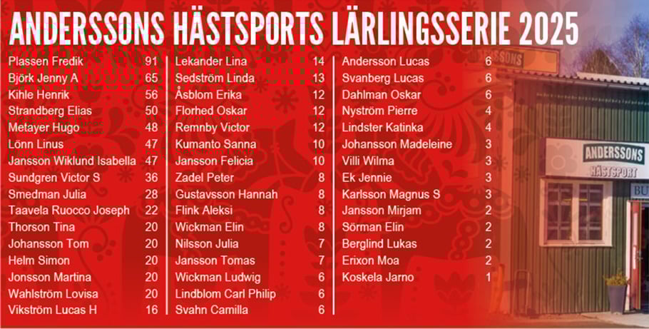 slutställning efter grundserien